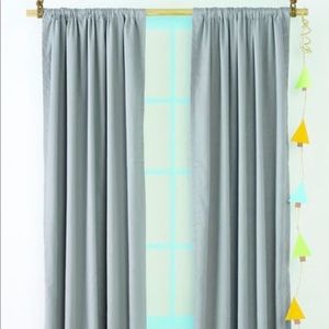 4 black out curtain panels by Pillowfort